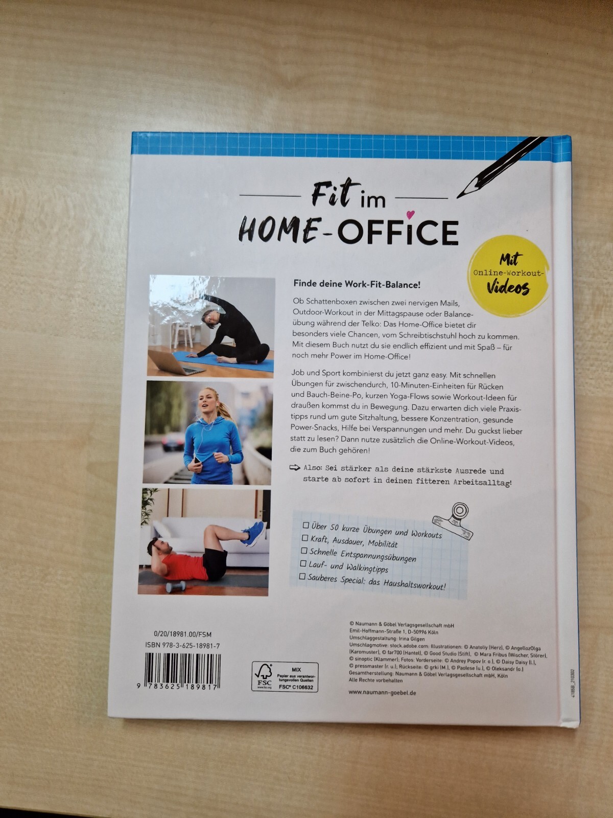 Thumbnail - Fit Home-office. Mehr Bewegung Alltag, Rundum Gesünder Und