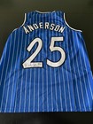 Magic Nick Anderson signed jersey W/COA
