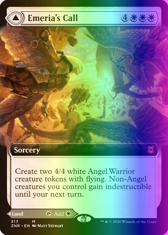 MTG Magic the Gathering Emeria's Call (317/493) Zendikar Rising LP FOIL