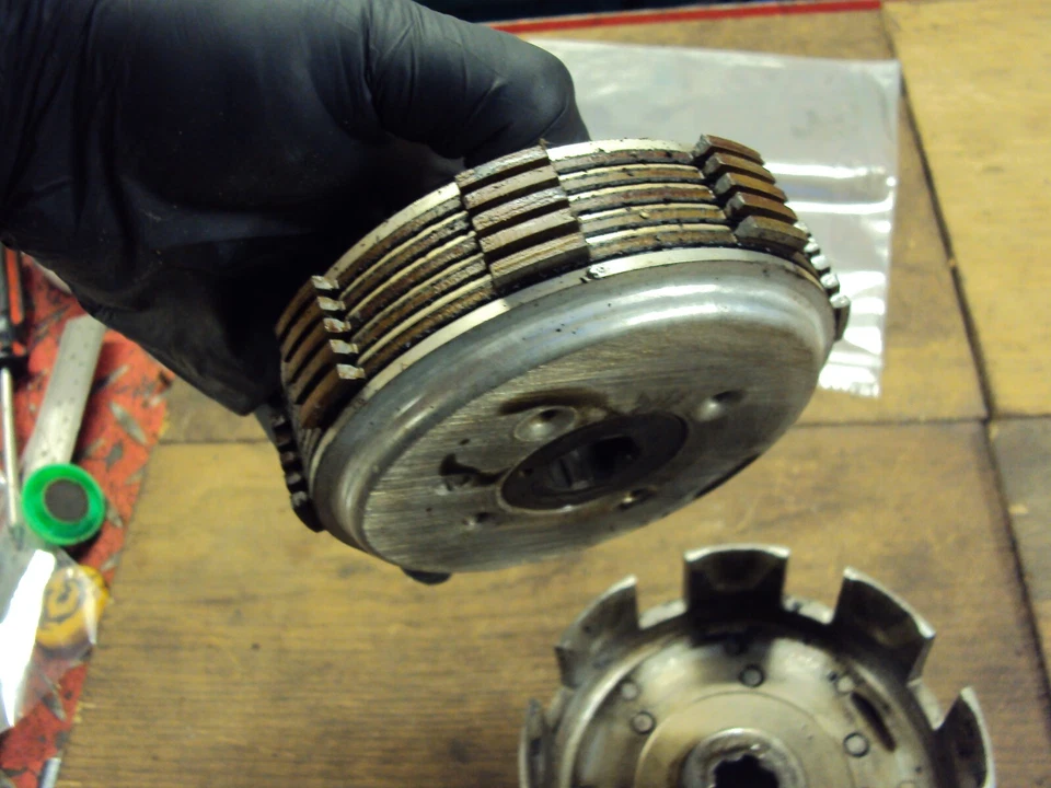 HONDA CB125TDC CB 125 MOTO SCOOTER MOTOR EMBRAGUE CONJUNTO Foto 4 de 4