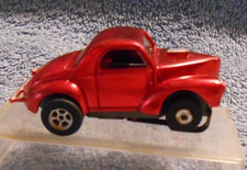 Auto World Thunderjet 1941 Willys Coupe Gasser Candy Red HO Slot Car