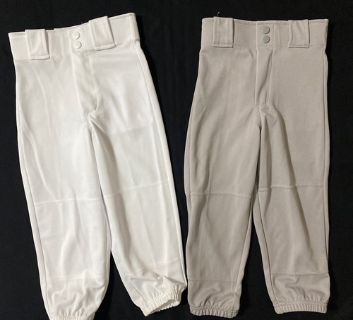 Rawlings Youth Classic Fit Beltloop Baseball Pant - White or Gray