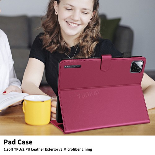 Case For Xiaomi Redmi Pad SE/Pro 12.1'' 2024 Mi Pad 6 6S Pro Smart Leather Cover - Picture 11 of 70