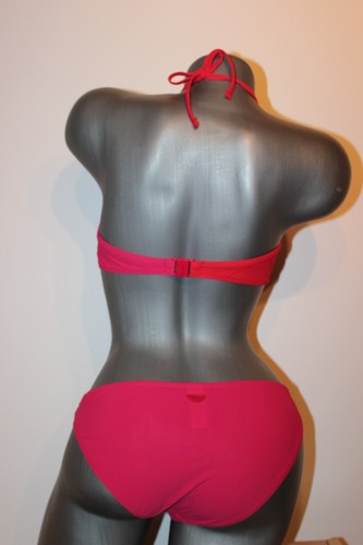Triumph Bandeau Bikini ""Pink Summer CTOP"" rosa/rosso 38 Mini 38 senza ferretto - Foto 4 di 12