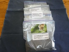 Rock Tumbling Grit Kit # 15-5 for a 15 lb. Tumbler-- 5 Step polishing process  