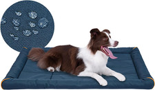 Oxford 900D Waterproof Dog Bed for Metal Crates - 40inch Dark Blue, All Weather