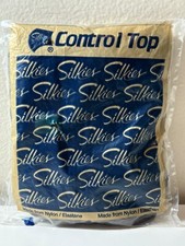 NOS VTG SILKIES MISTY MISTY GREY GRANITE PANTY HOUSE CONTROL TOP NYLONS XL QUEEN