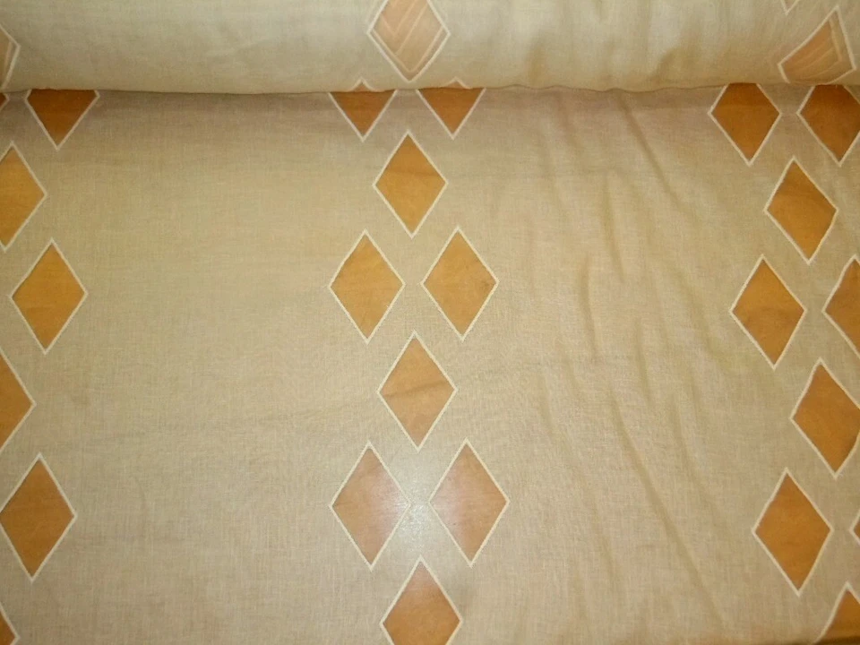 Cortinas de lujo Beacon Hill lino diamante arena transparentes hechas en Bélgica Foto 4 de 4