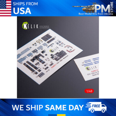 Reskit K48011 OV-10D+ Bronco interior 3D decals for Icm kit 1/48 scale