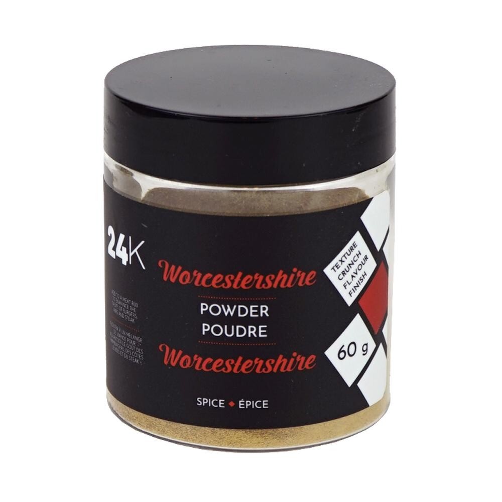 24K Worcestershire Sauce Powder! Cocktail Drink Rimmer Steak Rub Umami