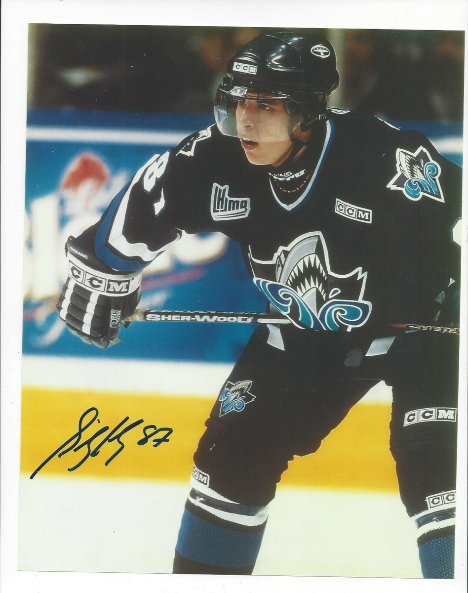 Hockey Jersey Rimouski Oceanic Jersey SIDNEY CROSBY AUTOGRAPHED