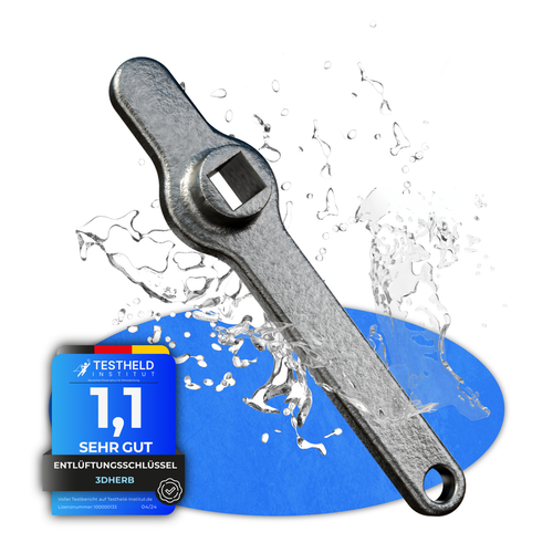 Llave de ventilación llave de calefacción radiador mango de ventilación calefacción V2A - Imagen 1 de 8