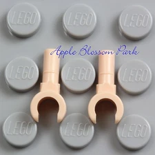 NEW Lot/2 Lego Light FLESH MINIFIG HANDS -Star Wars Batman Minifigure Glove Pair