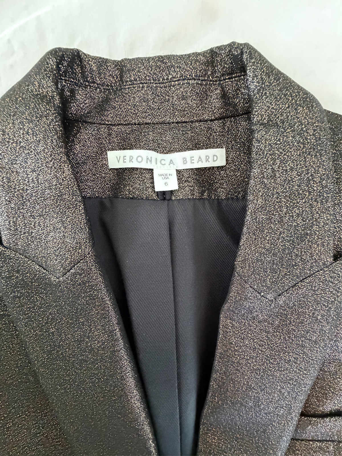 Veronica Beard Metallic Single Breasted Dickey Bl… - image 7