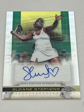 Sloane Stephens 2024 Topps Chrome Tennis Autograph Auto