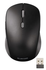 ELECOM OSMOD Si Wireless Mouse, Dry Battery Type, Black, M-MY30MBSBK-G