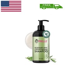 Rosemary Mint Hair Strengthening Biotin Shampoo - Moisturizing Hair Shampoo f...