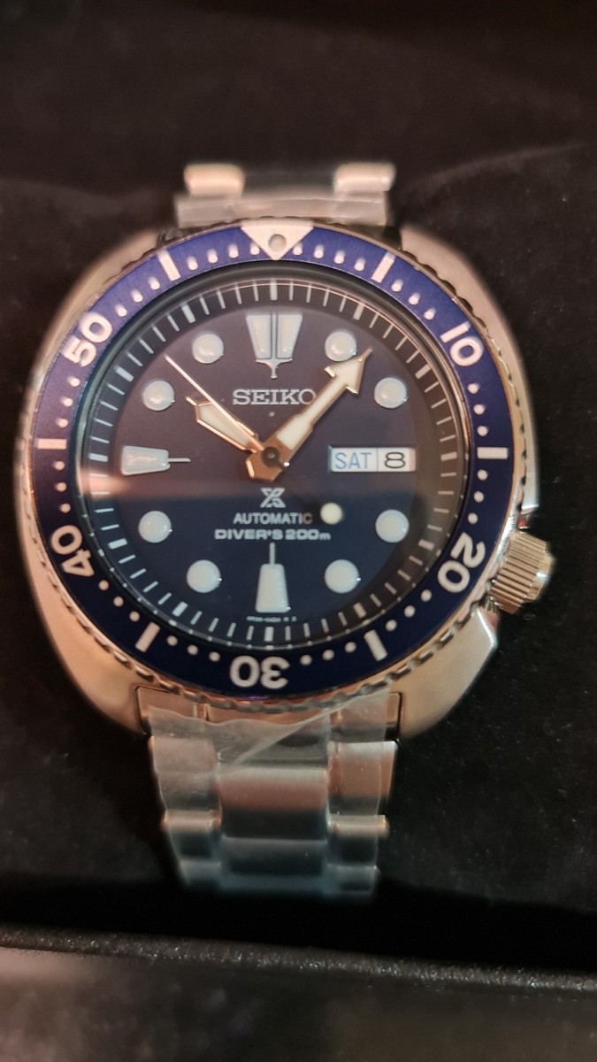 SEIKO ProspeX SRP773K1 Turtle Automatic Watch Blue Diver's 200m