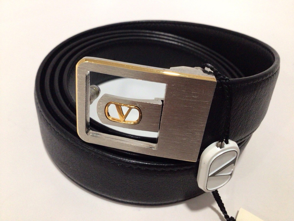 Valentino Garavani Black Leather Belt VLogo Leather Belt - Valentino Garavani | WE IN STYLE main image 4