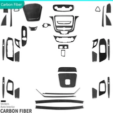 45Pcs Real Carbon Fiber Full Interior Trim Kits For Chevrolet Equinox 2018-2022