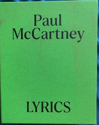 Paul McCartney    ''Lyrics''     2 Bände im Schuber, neuwertig