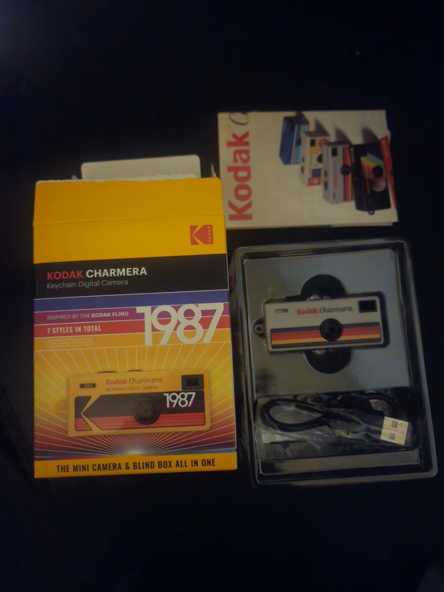 Kodak Charmera 1987 Keychain Digital Camera | Type 03 Grey | Never