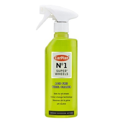 Felgenreiniger Säurefrei Farbwechsel Tech CarPlan No.1 Super Wheels 600ml