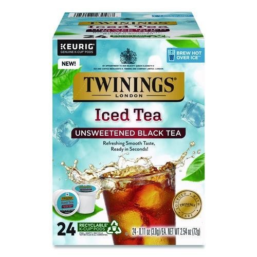 K-cups, Unsweetened Black, 24/box, 2 Boxes/pack (total 48)