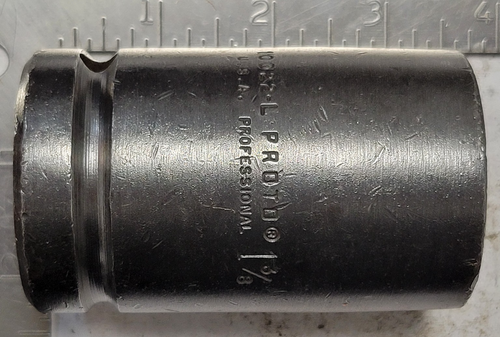 Proto 1-3/8" Socket 1" Drive 6PT 10022-L listing A - Foto 2 di 6