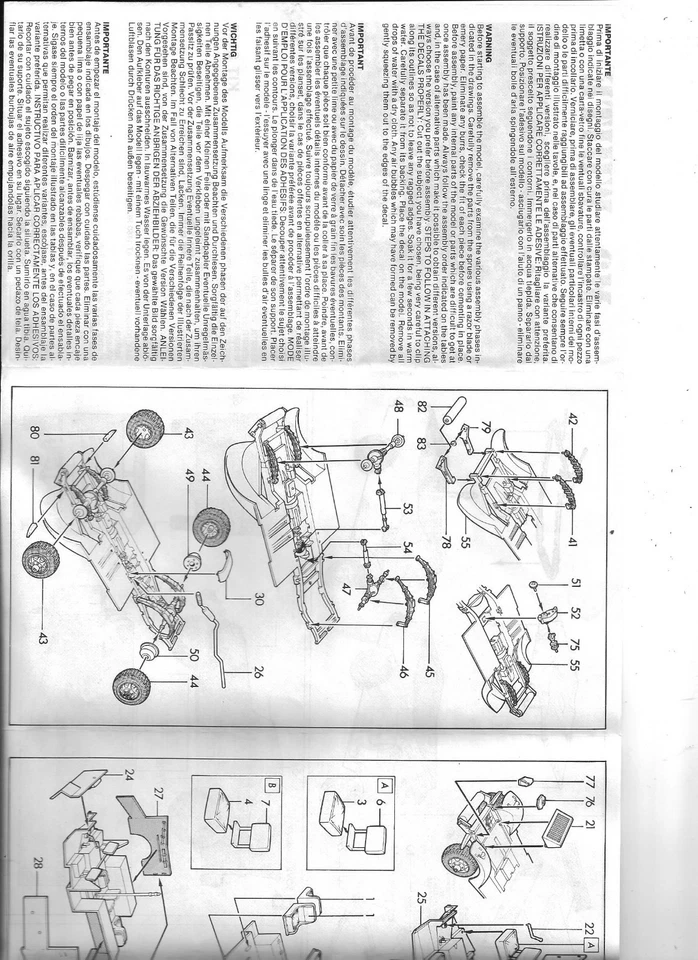 French and Russian White M3 Scout Car / ESCI   | No.8068 | 1:72 NO SCATOLA - Immagine 3 di 4
