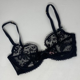 Agent Provocateur Denver Black Lace Bra 34D New