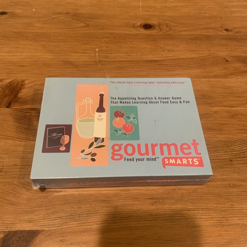 Gourmet Smarts Feed Your Mind Question and Answer Game New Factory Sealed