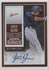 2015 Panini Contenders Prospect Playoff Ticket /15 Javy Guerra Javier Auto un2