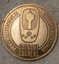 Calgary Geocoin Geocaching New HTF