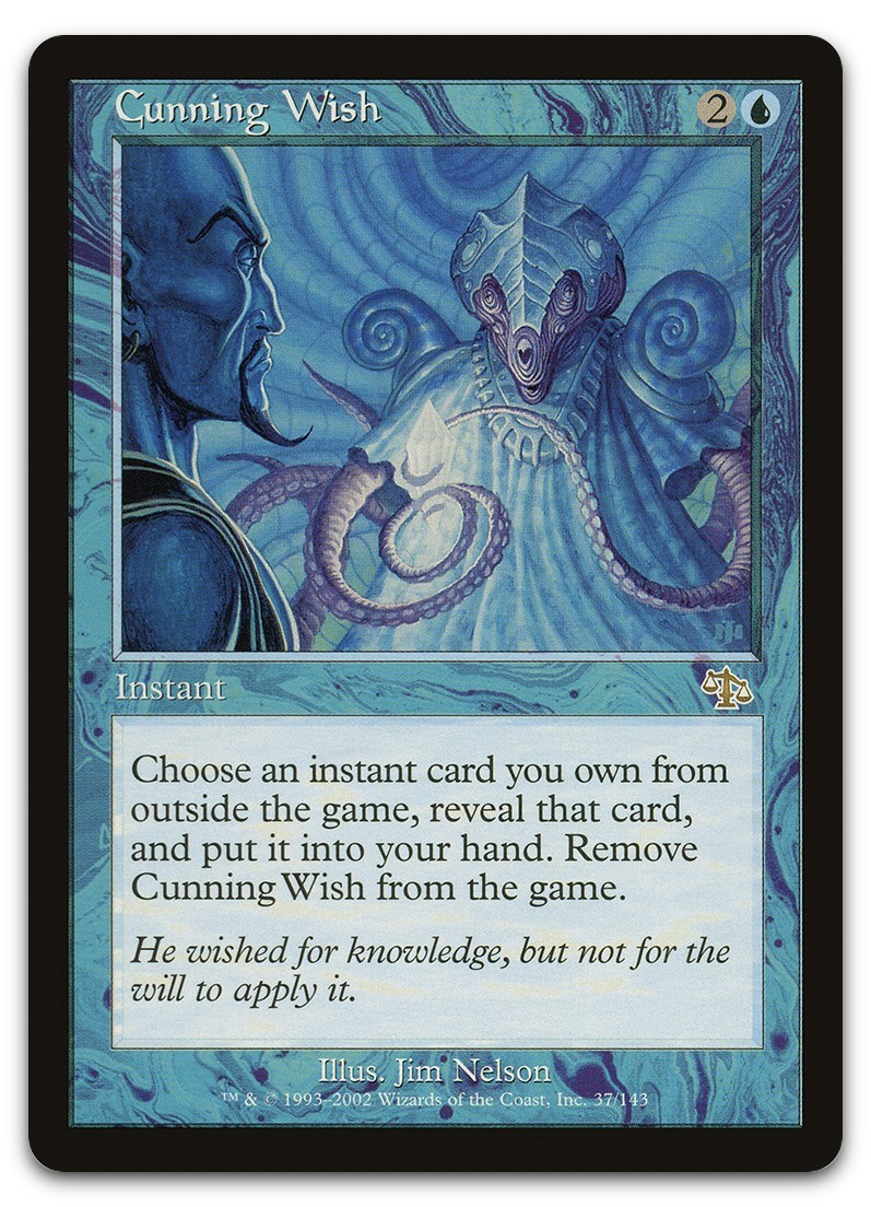 Cunning Wish #37 (NM) Judgment JUD Magic MTG