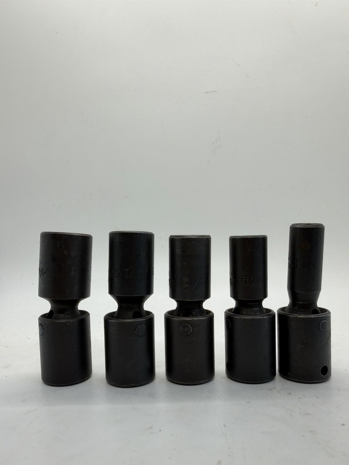 Sae Tools Mac Tools SAE Universal Swivel Impact Socket Set of 5 3/8