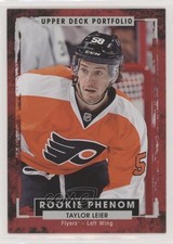 2015-16 Upper Deck Portfolio Rookie Color Photos Taylor Leier #221 4y7