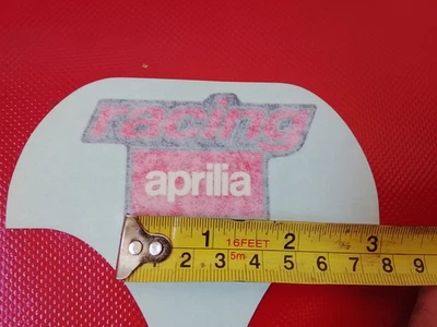 ADESIVO RACING APRILIA PARAFANGO ANTERIORE ORIGINALE NEW GENUINE COD AP 8167271