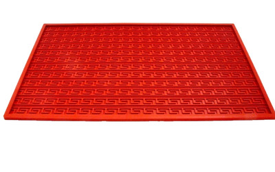 Backmatte mit Relief Griechisch aus Silikon 600x400mm für 2-Farben Biskuitrolle