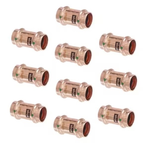 Viega ProPress 3/4 in. Press Copper slip Coupling Fitting 10-Pack