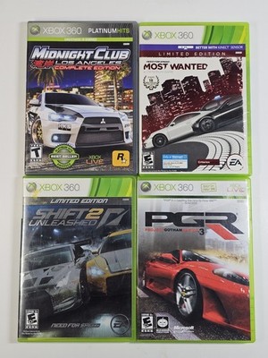 Racing Games: Need For Speed Most Wanted, Shift 2 Unleashed, PGR3, Midnight Club