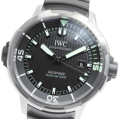 IWC SCHAFFHAUSEN Aqua timer 2000 IW358002 black Dial Automatic Men's_823484