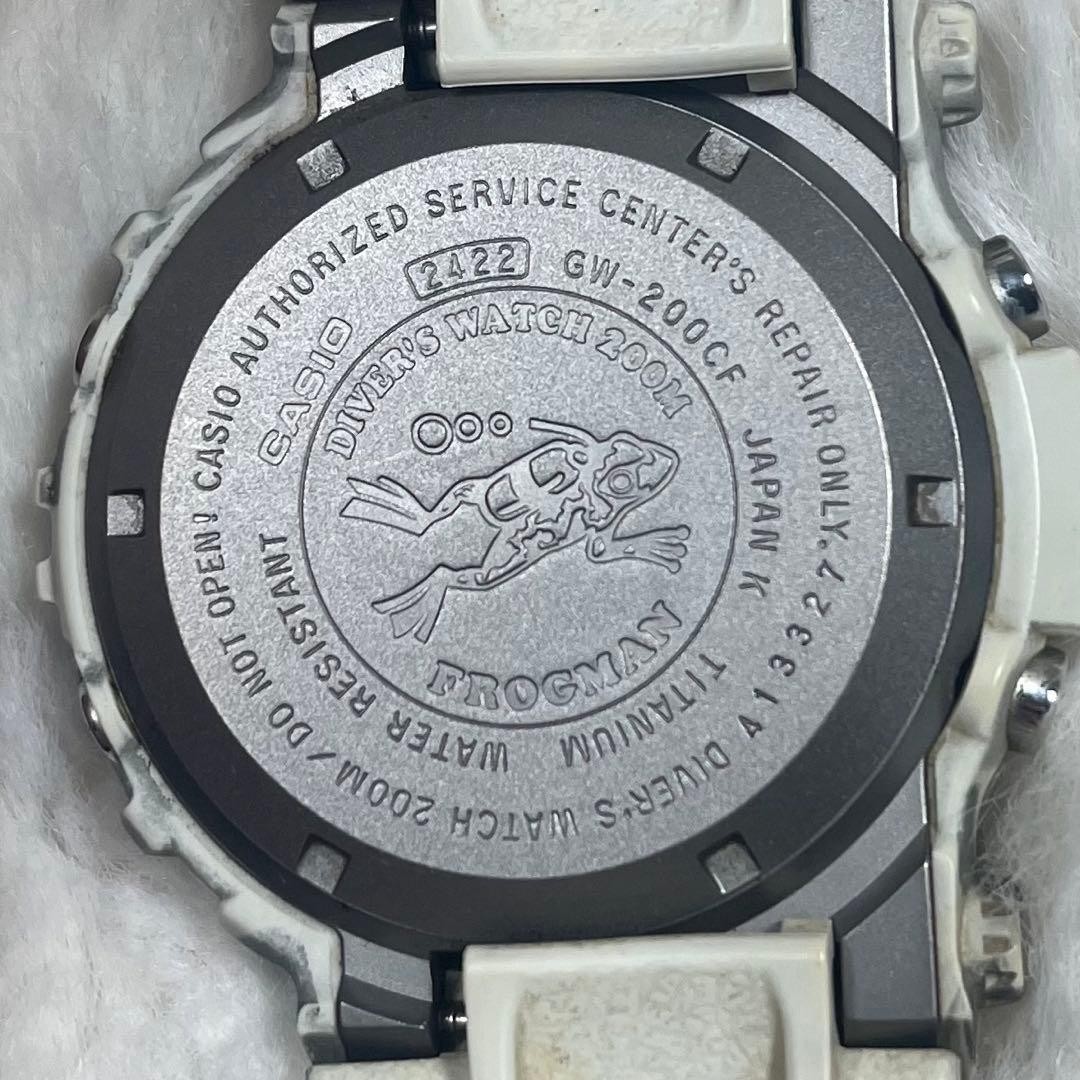 CASIO G-SHOCK FROGMAN GW-200CF-7JF本体のみ CASIO（カシオ）G-SHOCK 「BRAZILIAN FROGMAN（ブラジリアン