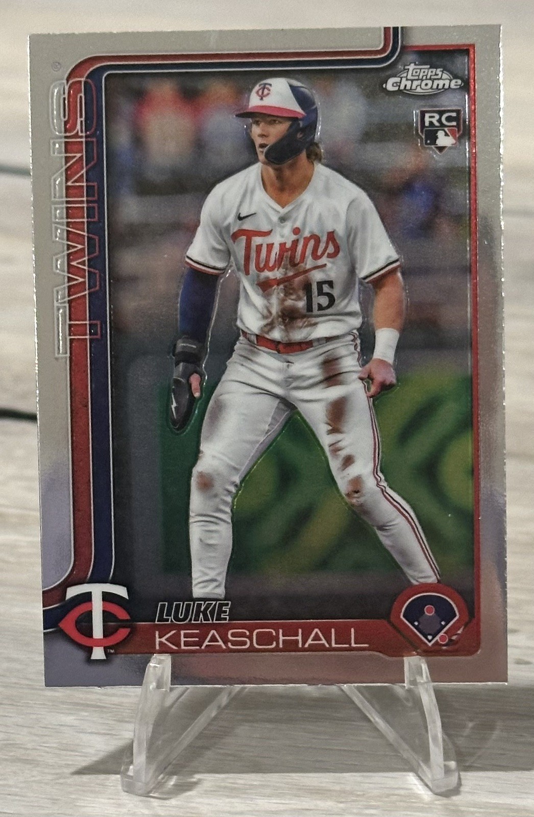 2025 Topps Chrome Update Luke Keaschall #USC106 RC Twins