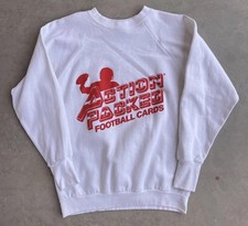 Vintage Action Packed Sweatshirt Large 90s Sports Football Cards Collector