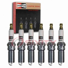 6 pc Champion Iridium Spark Plugs for 2008-2020 Buick Enclave 3.6L V6 qn