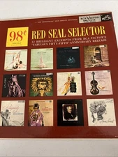 The RCA Victor Red Seal Selector LP Vinyl 1955 SRL-12-14