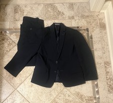 Van Heusen Boys 2-Piece Suit Set Jacket and Pants Bank Blue Size 10 Regular