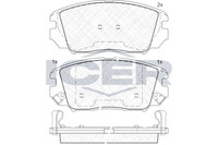 Bremsbelagsatz Vorne Mando-System FüR Hyundai Grandeur HG TG 04-12 58101-3KA30