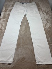 Peter Millar Crown Crafted Wayfare Five Pocket Pants Mens 33x34 Beige Chinos